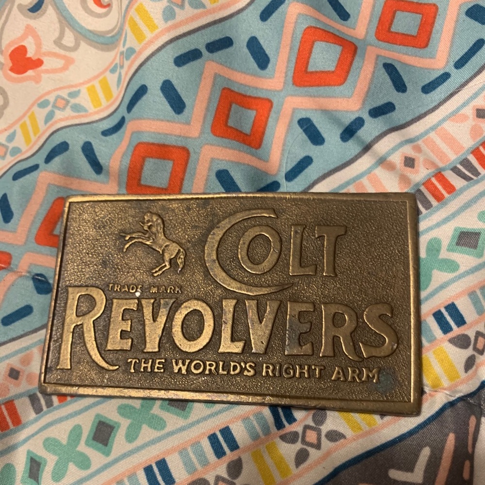 Colt Revolver Belt Buckle